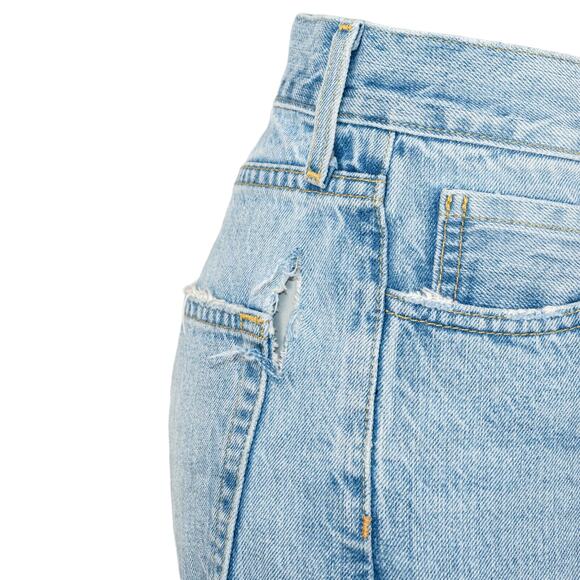 OUTERKNOWN SEA Jeans Generation Slim Selvedge Denim Distressed ripped sz 25 - Picture 5 of 14